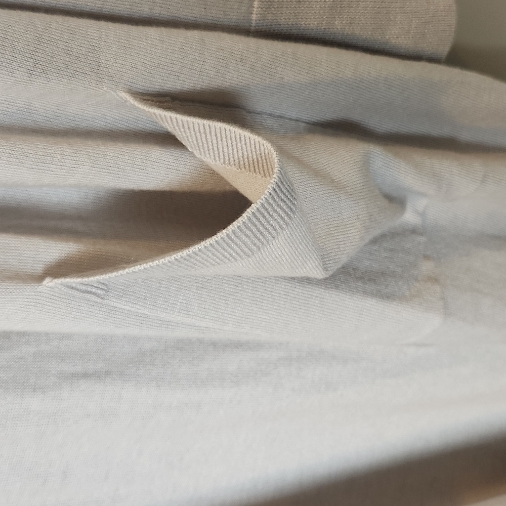 Universal Standard Light Gray Wool Blend Longline… - image 7